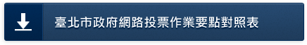 臺北市政府網路投票作業要點對照表
